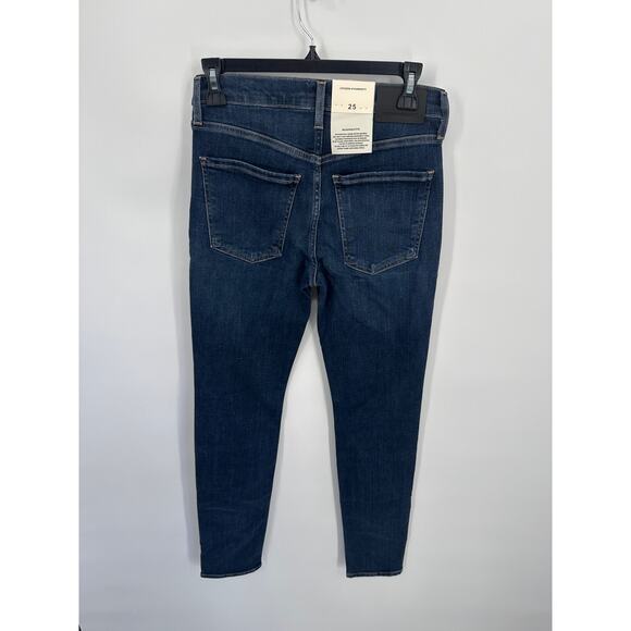 CITIZENS OF HUMANITY NWT Sloane Skinny Denim Jean in Baltic Dark Wash // 25 - Picture 11 of 12